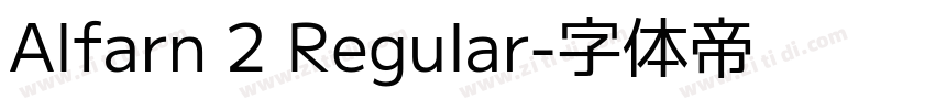 Alfarn 2 Regular字体转换